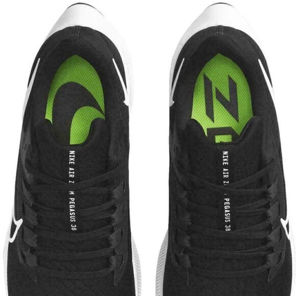 NEW Nike WMNS Air Zoom Pegasus 38 CW7358-002 Women Running Shoes Black/White 7 - Picture 8 of 9